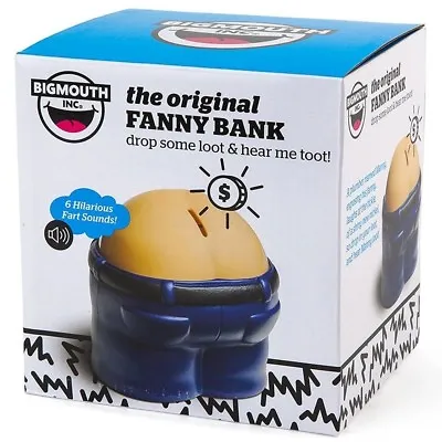 Fanny Bank Funny Farting Sound Coin Butt Drop Money Bank Safe - Fart GaG Gift • $19.95
