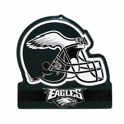 NFL Embossed Metal Football Helmet Tin Sign Man Cave Pub Wall Decor • $12.50