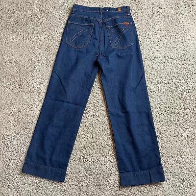 7 For All Mankind Baby Jo Cropped Trouser Jeans Size 26 • $35