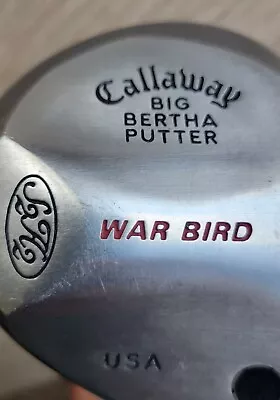 Vintage Callaway Big Bertha Warbird Putter 35  Mens RH S2H2 • $48