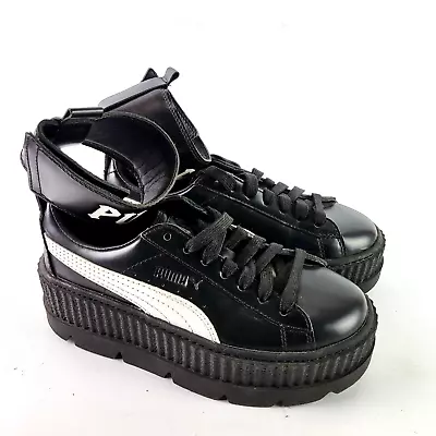 $46.45 • Buy Puma Ankle Strap Rihanna Fenty Black Womens US 5.5 Platform
