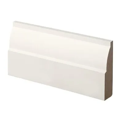 18x68mm - 2.2m Ovolo MDF Primed Architrave - Minimum Order Of 20 Lengths • £9