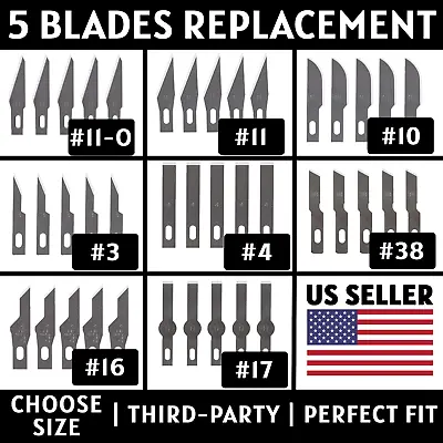 $3.49 • Buy Replacement Hobby Exacto Knife X-Acto Set Blade Handle Craft Tool Razor Refill