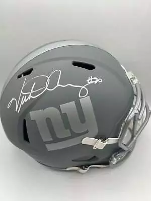 Victor Cruz Autographed NY Giants Full Size SLATE Speed Replica Helmet (Beckett) • $366.85