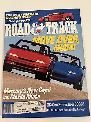 Road & Track Magazine July 1990 Move Over Miata  • $7.99