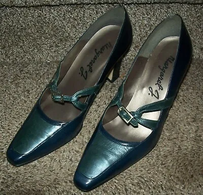Margaret J High Heel Pump Blue/green 8 M • $13.50