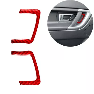 For Discovery Sport Red Carbon Fiber Rear Door Speaker Frame Interior Trim • $9.66