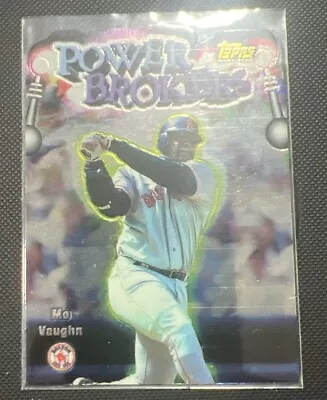 1999 Topps #PB13 Mo Vaughn Boston Red Sox - Power Brokers • $0.99