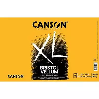Canson XL Series Bristol Vellum Paper Pad Heavyweight Paper For Pencil Vellum • $21.99