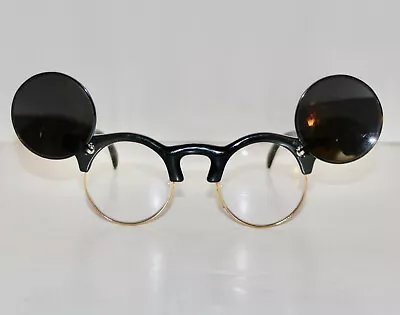 Flip Up Mouse Ear Sunglasses Eyeglasses Punk  • $57.59