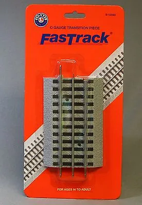 LIONEL FASTRACK TRANSITION O GAUGE TRAIN TRACK ADAPTER Fast 3 Rail 6-12040 NEW • $9.94