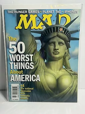 Mad Magazine #515 June 2012 Worst Things About America Statue Of Liberty VGC • $9.99