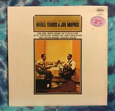 Merle Travis & Joe Maphis LP Self Titled S/T Country Music’s Two Guitar Greats • $9.99