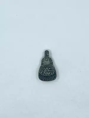 925 M Sterling Silver Marcasite Purse Pendant (opens) 6.6g.Free Ship • $22.99