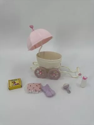 Baby Buggy Stroller Carriage My Little Pony MLP G1 1985 Hasbro Action Figure T85 • $48