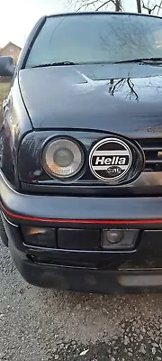 2x Hella Dual Round Headlight Covers Caps VW GOLF MK3 GTI 16V VR6 • $55