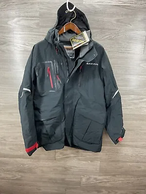 Cabelas Guidewear Mens LARGE Black Xtreme PARKA Guidewear Fishing Jacket • $169.99