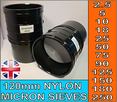 £29.99 • Buy Large Nylon Micron Mesh Stackable Sieve, Food Grade Strainer, Home Brew, Filter
