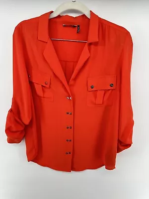 Guess By Marciano Orange Blouse Size XS • $22