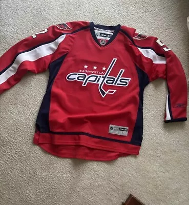 Washington Capitals Mike Green #52 Reebok Jersey *MENS SIZE L* Great Condition • $50