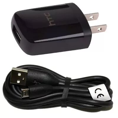 2-in-1 Home Wall Travel Charger AC USB Adapter Data Cable For Cell Phones • $9.48