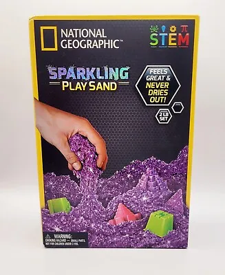 National Geographic Ultimate Play Sand Purple Molds Moon Sand Never Drys Out New • $20.24