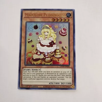 Madolche Puddingcess GFTP-EN080 Ghost From The Past Yugioh • $0.72