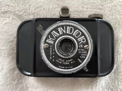 Kandor Jr Candid Camera 50mm Eyvar Lens Metal Sardine Can • $50