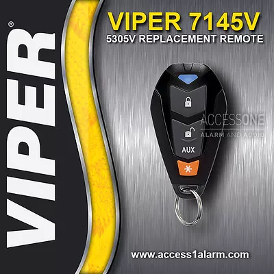 Viper 5305V Alarm - Remote Start Replacement Remote Control 7145V EZSDEI7141  • $50.99