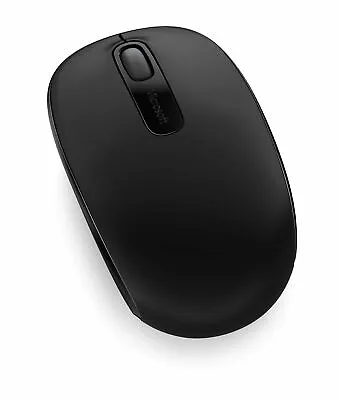 Microsoft Wireless Mobile 1850 Mouse Black  + USB Receiver. NEW • £30