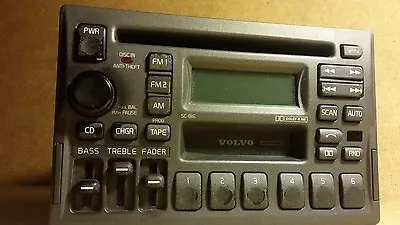 1998-00 Volvo V70 S70 V70xc V40 OEM CD Cassette Player Radio W/ Code 3533771-1 • $120