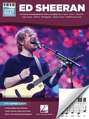 Ed Sheeran - Super Easy Songbook (English) Paperback Book • $30.37