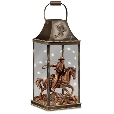 $89.95 • Buy Bradford Exchange John Wayne Hollywood Luminary Lantern - Beacon Of Courage #1
