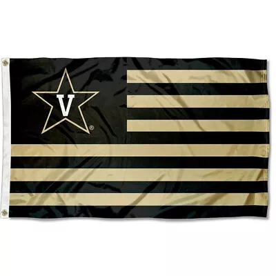 Vanderbilt University Commodores Stars And Stripes Nation USA Flag • $31.95