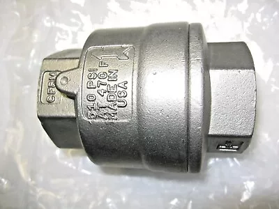 DFT 1  316 / CF8M Stainless Steel Socket Weld Spring Check Valve 750 CWP USA • $45