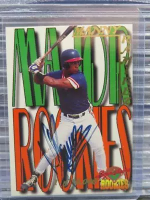 1995 Signature Rookies Manny Ramirez Major Rookies Auto RC Indians #/10000 • $6.50