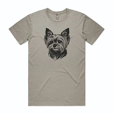 Yorkshire Terrier Head Printed T-Shirt Unisex | Yorkshire Terrier Dog Shirts • £11.49
