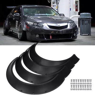 For 2004-2014 Acura TSX Fender Flares Wide Body Kit Wheel Arches Protector Cover • $99.52