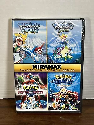 Pokemon Collector's Series 4 Pack DVD 2011 Heroes 4Ever Destiny Deoxys Jirachi • $17.99