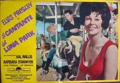 ROUSTABOUT Italian Fotobusta Movie Poster 4 ELVIS PRESLEY 1962 • $150