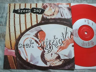 £13.99 • Buy Green Day Geek Stink Breath ORIG U.K. Reprise Red Vinyl 45 + Wraparound Slv. EX