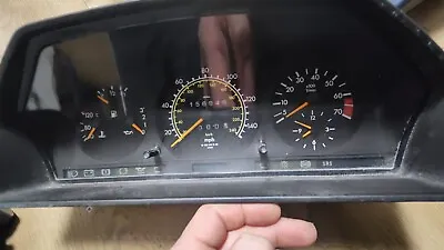 MERCEDES W124 INSTRUMENT DASH CLUSTER 1244407647 Speedo Speedometer • $112.01