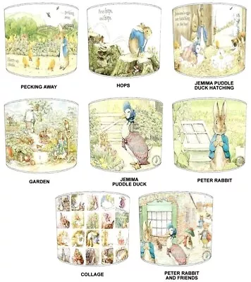 Beatrix Potter Lampshades Ideal To Match Peter Rabbit Blankets & Duvets Covers • $62.85