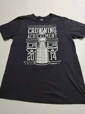 Stanley Cup Champions LA Kings “Crowning Achievement” 2014 Roster Mens T-Shirt L • $20.95