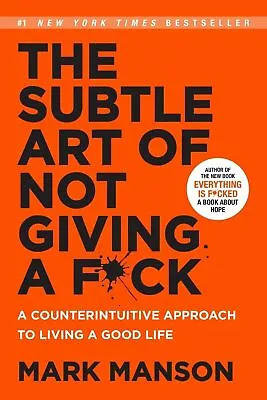 The Subtle Art Of Not Giving A Fck By Mark Manson NEW Paperback - FREE SHIPPING • $16.06