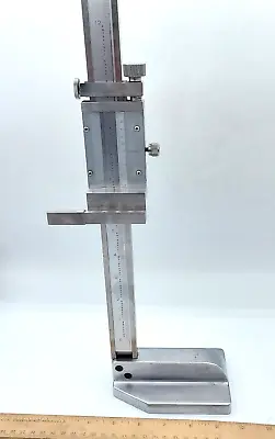 MITUTOYO 12  Height Gage Master Vernier 1/1000  Machinist STAINLESS STEEL *CLEAN • $115