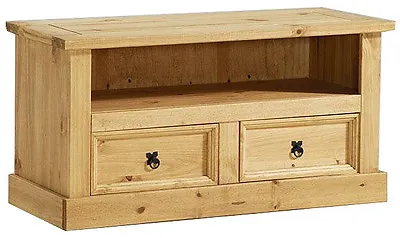 Corona Mexican Pine Solid Wood 2 Drawer TV Cabinet Plasma • £999.99