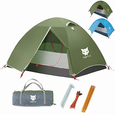 1-3 Person Man 3 Season Backpacking Tent Sun Shelter Waterproof Camping Hiking • $79.99