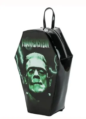 Universal Monsters Frankenstein Coffin Shape Backpack • $69.99