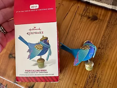 Hallmark Keepsake Ornament Four Calling Birds #4 In 12 Days Of Christmas 2014 • $23.99